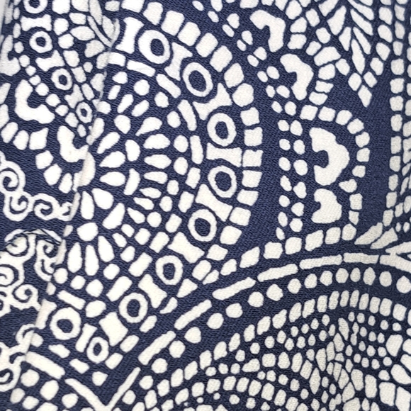 Talbots Black and White Patterned Ankle Pants - Picture 5 of 7